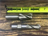 (2) high speed cutting tools, end mills