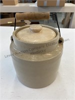 Stoneware jug as found has imperfections