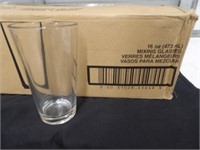 BOX OF 24 NEW 16oz MIXING GLASSES