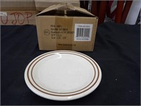 BID X 3: NEW  BOX OF 12, 6 1/4" BREAD PLATE