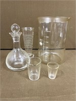 Collection of Pyrex Measuring Instruments