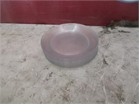 Bid X 10 : Clear 8" Restaurant Dinner Plates