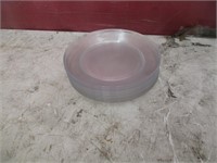 Bid X 10 : Clear 8" Restaurant Dinner Plates