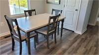 5PC DINING TABLE &CHAIRS