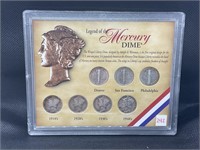 Legend of the mercury dime collection
