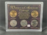 Women in American coinage five coin set