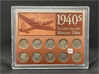 1940s the Golden years of the mercury dime 10
