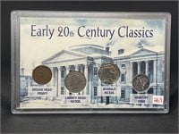 Early 20th century Classics four coin set
