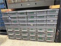 Metal 43 drawer file cabinet/organizer