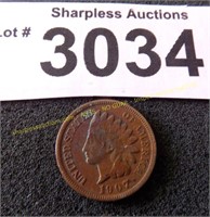 1907 Indian Head penny