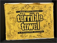 Rare Signed 2004-05 Steelers Terrible Towel.