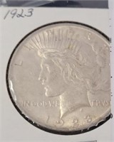 1923 MORGAN SILVER DOLLAR