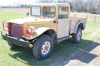 1965 Dodge M37 Power Wagon 4x4, 6 1/2' Bed, RUNS