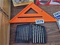 WARRIOR DRILL BIT SET AND SPEED SQUARE