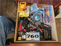 Soldering Iron, Tools, Drawer Contents