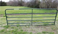 12' Green Metal Gate (brake at bottom of gate)