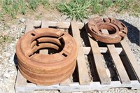 3 Canada 6262-A & 1 Other Tractor Wheel Weights