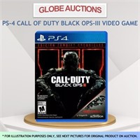 PS-4 CALL OF DUTY BLACK OPS-III VIDEO GAME