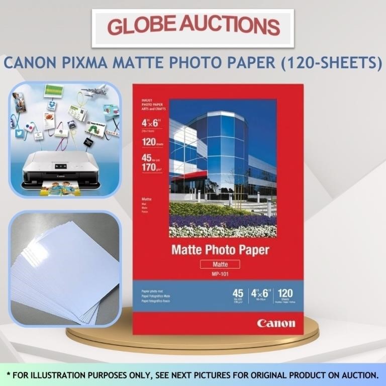 CANON PIXMA MATTE PHOTO PAPER (120-SHEETS)