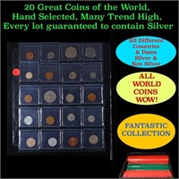 20 Great Coins of the World, hand selected, many t