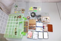 Several Flys, Weights & Fly Fishing Accessories