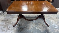 French Queen Anne Walnut Dining Table