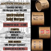 *EXCLUSIVE* x10 Morgan Covered End Roll! Marked "U