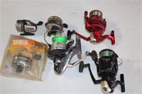 6 Various Open & Closed Face Reels