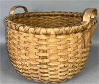 Taghkanic type two handle round utility basket