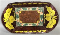 Fine PA toleware apple tray attributed to Filley