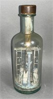 Whimsy carving in a bottle by unknown PA carver