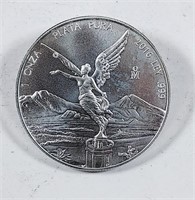 2016  Mexico  1 Onza  .999 silver  Unc.