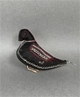 Fine sewing notion bird shaped pin cushion ca.