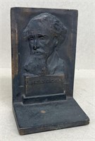 Charles Dickens cast-iron book end