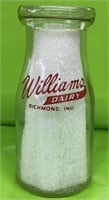 Williams Dairy milk bottle