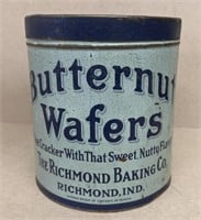 Butternut wafers Richmond baking Company tin can