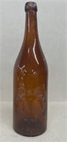 Adam H . Kemper Richmond Indiana Amber bottle