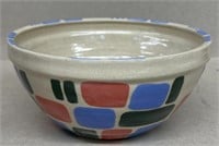 Pottery bowl signed GERSTLE