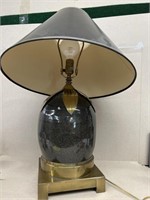 Brass bass decorative table lamp