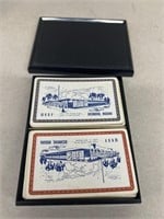 WKBV Richmond Indiana advertising playing cards