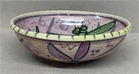 Dragonfly handpainted bowl