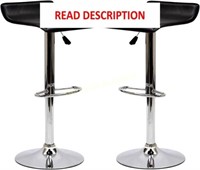 Modway Two Gloria Bar Stools in Black