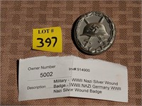 WW2 Third Reich Silver Wound Badge