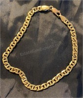 14k Gold Bracelet 8.5 inch 7.8 grams