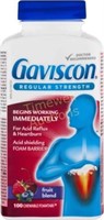 Gaviscon 100 Count - Heartburn  Acid Relief