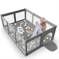 Large Baby Playpen  74 50  Safety  Grey