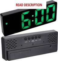 Digital Wall Clock  Large Display  Dual-Use