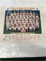 Cincinnati Reds 1961 SOHIO advertising team photo