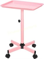 JOSTZHXIN Pink Rolling Tray  Adjustable Height