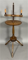 Adjustable candlestand ca. 1810; double candle